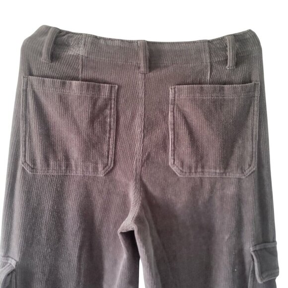 ARIZONA Low Rise Loose Fit Wide Leg Style Corduroy Cargo Pant-Juniors -6 - Picture 6 of 10
